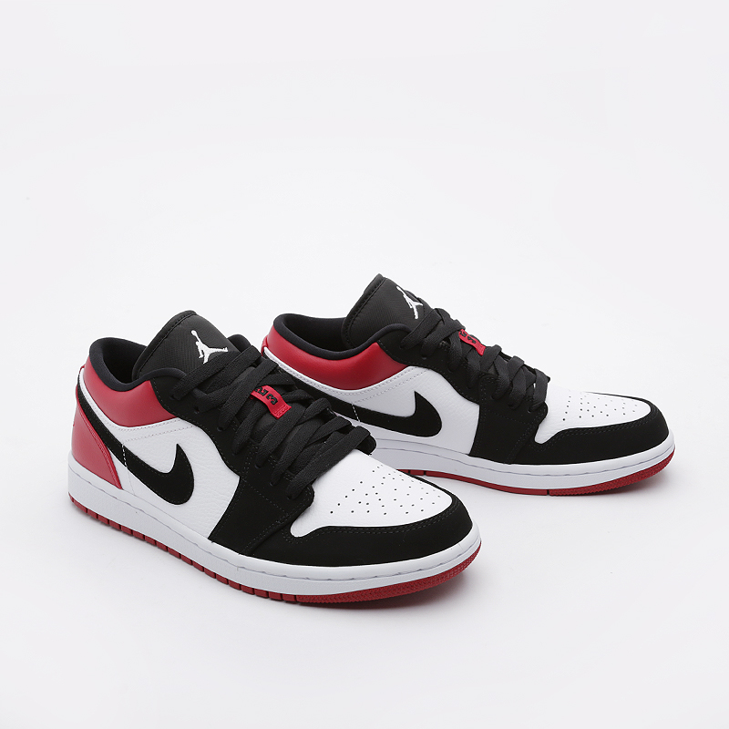 мужские черные кроссовки Jordan 1 Low 553558-116 - цена, описание, фото 1